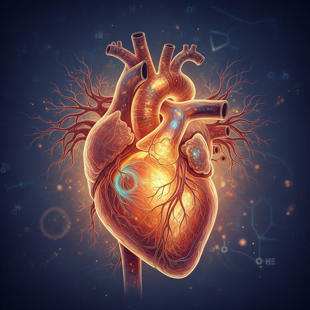 An artistic and delicate illustration of the female reproductive system using soft floral patterns and glowing light to represent health and complexity.